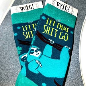 Brand new *Lot of 2* set of sloth socks! You get both pairs! Great gifts!